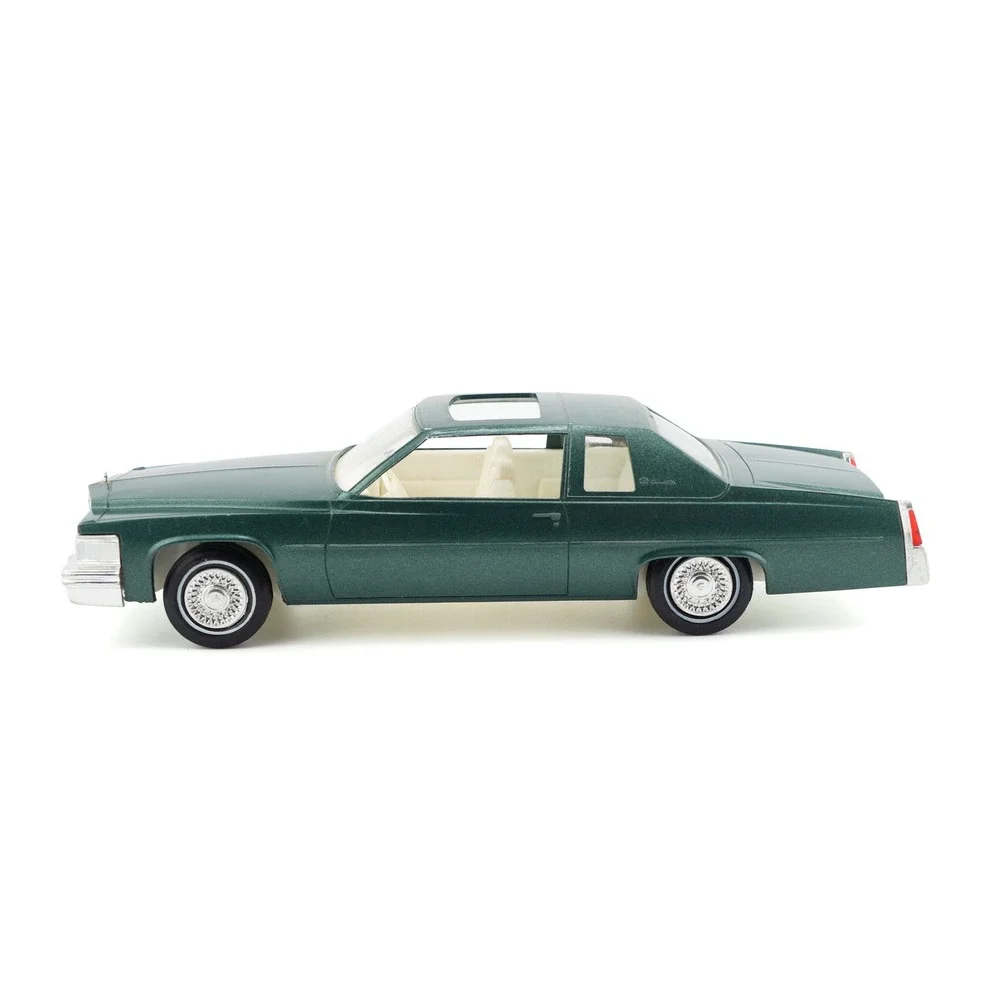 1977 Cadillac Coupe DeVille Jo Han Dealer Promo Model Car Edinburgh Green 70s